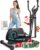 Elliptical Exercise Machine, 16-Level Magnetic Resistance Elliptical Machine for Home Trainer with Hyper-Quiet Drive, 15.5IN Stride, LCD Monitor & App Support, 350LBS Weight Capacity