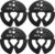 Yes4All Fractional Weight Plates Set, Available In Steel And Rubber, Set of 2/4/6 Plates in 1.25LB, 2.5LB, or 5LB Sizes, Micro Change Plates for Dumbbell and Olympic Barbell Weightlifting