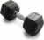 5-100 lb Rubber Hex Dumbbell Set