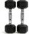 Hex Dumbbell Set – 5lb to 90lb Rubber Coated Hex Dumbbell, Heavy Duty Weights for Home Gym, Strength Training, Men and Women (Single or Pair Options Available)