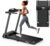 Treadmills for Home, Walking Pad with Handle Bar, Portable Foldable Treadmill, Lightweight Folding Treadmill with 300 LBS Capacity, 3.0 HP Walking Pad with LED Display