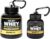 ONMYWHEY Protein Powder Container To Go – Travel Water Bottle Funnel For Mixes, Portable Pre Workout Supplement Containers & Dispenser Funnels, Mini Preworkout Supplements Holder Keychain Bottles