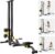 soges Foldable LAT Pull Down Machines & Rowing Machine, Multi-Functional Low Row Cable LAT Tower, Home Fitness Exercise Workout Station Strength Training Bar Machine