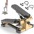 Mini Steppers for Exercise at-Home, Step Fitness Machines with Resistance Bands and LCD Monitor, Mini Stair Stepper with 220 LBS Loading Capacity for Daily Workout