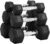 Hulkfit 60-550 lb Dumbbell Set, Rubber Coated Hex Dumbbells, Weights Dumbbells Set for Home Gym Training, Hand Weights for Women & Men