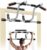 Yes4All Heavy Duty Wall Mounted Pull Up Bar, Over Door Pull Up Bar for Doorway, Multi Grip Chin Up Bar, Sturdy Strength Training Bars & Durable Gym Bar for Home Exercise