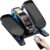 Under Desk Elliptical Machine,Ellipse Leg Exerciser Electric with Remoter,12 Manual Adjustable Speed and 3 Automatic Speed,Portable Seated Pedal Exerciser for Seniors,Adults,Home,Office