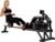Sunny Health & Fitness Premium Water Rower w/Intensive Dynamic Real-Time Resistance, 300 LB Capacity Flip-able Rowing Machine for Home Training, Optional Free SunnyFit App Connection