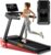 UMAY Fitness Treadmill with Incline, Foldable Compact Treadmills for Home with Pulse Sensors, Max 300/400 LBS Capacity, 3.0/3.5HP Quiet Brushless, Max 8.7 MPH