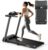Juturna Treadmills for Home, Portable Foldable Treadmill, Walking Pad with Handle Bar, 3.0 HP Walking Pad with 300 LBS Capacity, Folding Treadmill with LED Display