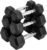 Hex Dumbbells Set for Home Gym – PVC/PEV Coated, Anti-Roll Design, Non-Slip Grip, Cast Iron Core – Versatile Strength Training Weights, 100LB Total (25LB×2+30LB×2)