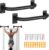 TOBWOLF 2PCS Wall Mount Doorway Pull Up Bar, Heavy Duty Strength Training Chin Up Bars, Door Frame Pull-Up Bars Ceiling Wall Mounted, Thick steel Sturdy Hanging Pull-up Bar for Home Gym Workout