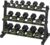 Hex Dumbbell Sets with Rack, 290-840 lb Rubber Encased Exercise & Fitness Dumbbells Set, Hand Weight for Strength Training, Weight Dumbbells