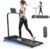 3-in-1 Under Desk Treadmill, Foldable Walking Pad for Home Office, Portable Electric Treadmill with Remote Control & LED Display, Compact Running Machine for Small Spaces, 300 lbs Capacity