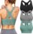 Adjustable Sports Bras for Women: 3 Pack High Support Padded Racerback Sport for Large Bust Workout Running Gym