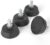 (4 Pack Upgrade 3/8″ Spin Bike Foot Pads Compatible with Peloton Bike Replacement Parts Non-Slip Shock-Absorbing Leveling Feet with Sound-Proof Rubber for Exercise Bike Leveling