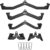 VEVOR LAT Pulldown Attachments, Cable Machine Rowing T-bar V-bar Tricep Pull Down Bar, Back Strength Training Rubber Coated Handle Grip, Bicep Curl Tricep LAT Pulldown Bar for Home Gym Fitness