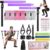 Bbtops Pilates Bar Kit with Resistance Bands,Pilates Bar with Stackable Bands Workout Equipment for Legs,Hip,Waist and Arm,Exercise Fitness Equipment for Women & Men Home Gym Yoga Pilates
