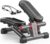 UTRYUP Mini Stepper for Home Exercise, Compact Hydraulic Stair Stepper with Resistance Bands, Quiet Fitness Machine with LCD Monitor, 300 lbs Weight Capacity