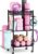 Yoga Mat Storage Rack, Home Gym Storage Rack, VOPEAK Workout Storage for Yoga Mat, Foam Roller, Gym Organizer Gym Equipment Storage for Home Exercise and Fitness Gear