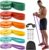 Zacro Resistance Bands Set with Door Anchor, Heavy Duty Pull Up Exercise Bands for Working Out, Muscle Power Strength Training, Physical Therapy, Home Fitness Gym Equipment for Men & Women