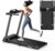 Treadmills for Home, KEY2FUN Portable Foldable Treadmill, Walking Pad with Handle Bar, Lightweight Folding Treadmill with 300 LBS Capacity, 3.0 HP Walking Pad with LED Display