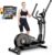 pooboo Elliptical Machine, Elliptical Exercise Machine with 16-Level Resistance&Hyper-Quiet Magnetic Driving System, Elliptical Machine for Home with LCD Monitor&15.5IN Stride, 350LBS Weight Capacity