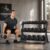 HANDBODE Hex Dumbbell Set with Rack, 300-840 lb Rubber Coated Fixed Weights Sets with Heavy Duty Storage Stand, Hexagon Shape, Multiple Weight Options Home Gym Equipment for Strength Training