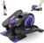 FUNMILY Under Desk Elliptical, Under Desk Bike Pedal Exerciser, Fully Assembled Leg Exerciser 2 in 1 Seated Standing Elliptical, Ultra-Quiet Mini Elliptical Machines for Home Office Use Black