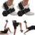 Dumbbell Foot Attachment for Leg Workout, Tibialis Trainer, Adjustable Foot Dumbbell Attachment Straps for Gym Trainer and Beginners（1pc-black)