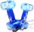 Water Weights for Pool Exercise Set of 2, Aquatic Exercise Dumbbells with Non-slip Handle, PE Materials Water Dumbbell Aerobics for Water Aerobics Weight Loss