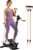 Mini Elliptical, 3-in-1 Elliptical Machine with Handlebars & Resistance Bands, Adjustable Magnetic Resistance & LCD Display, Portable Step Machine Peddler Exerciser for Senior Home Workout