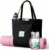 Nolava Yoga Mat with Bag – 72 x 24 inch, 1/4 inch Thick Non-Slip Mat – Includes Slap Band, Black Zippered Carry Tote with Mat Sleeve & Inner Pocket – For Yoga, Pilates, Home or Studio.
