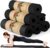 Timgle 6 Pcs 10mm Thick Yoga Mat Bulk, 68 x 24 Inches, Anti-slip Tear-resistant Exercise Mat Adult Kids Gym Mats for Fitness, Stretching, Workout and Studio, Outdoor Yoga, Pilates
