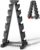 Dumbbell Rack Stand Only, Compatible with Peloton Weights, Ergonomic Weight Rack for Home Gym Dumbbells with 6-Tier, Space-Saving Home Gym Storage Rack, Plus Neoprene Set Storage, Compact