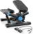Steppers for Exercise at Home, Twist Stepper with 350LBS Loading Capacity, Mini Stepper with Resistance Bands, Hydraulic Fitness Stair Stepper for Home with LCD Monitor
