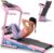 ANCHEER Foldable Treadmill with Sit Up Bench, 2025 Upgrade 3.5HP Portable Treadmills for Home with Incline 350 lbs Capacity, Smart LCD Display Body Fat& Heart Rate, Multifunction Exercise Equipment