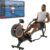 Women’s Health Men’s Health Women’s Health Men’s Health Bluetooth Dual Handle Rower Rowing Machine with MyCloudFitness App (1678), Black