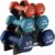 HolaHatha Neoprene Dumbbell Weights Set w/Rack, Home Gym Equipment – Portable Weighted Exercise Dumbbells for Fitness, Training, and Lifting Workouts