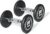 RitFit 5-250 LBS PVC Encased Round Dumbbell sets with Knurled Handle and Optional Rack, Strength Training Equipment for Home Gym