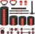 Adjustable Dumbbell Set, 44/66/88Lbs 4-in-1 Free Weights for Home Gym, Converts to Kettlebell & Barbell with Connector, Non-Slip Grip, Ideal for Men & Women Strength Training