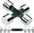 LIFERUN Steel Adjustable Dumbbell Set of 2, 5/10/15lb Free Weights Dumbbells Set, Non-Slip and Comfortable Foam Handle, Adjustable Dumbbells Weights Set for Home Gym Office Exercise