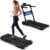 SereneLife 2-in-1 Foldable Treadmill & Under-Desk Walking Pad – Compact Running Machine with 12 Pre-Set Programs, Supports Bluetooth, FitShow, Kinomap, & Zwift Apps, 265 lb Capacity | 54 x 26 x 44 in