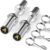 Pair of 16″ Olympic Dumbbell Handles, Loadable Dumbbell Bars for 2-inch Olympic Weight Plates Great for Home Gym Strength Training, Weight Bars with 2 Pair of Spring Collars
