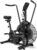 Air Bike, Exercise Bike with Magnetic & Air Resistance Fan Bike, Stationary Bike for Home Cardio Workout, Adjustable Indoor Cycling Bike with APP & Dual Action Handlebars, 350lb Capacity