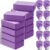 Outus 20 Pack Yoga Blocks and Straps Non-Slip EVA Foam Blocks with Metal D Ring Straps for Gym Exercise and Workout