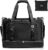 Black Small Gym Bag for Women and Men with Shoe Compartment, Sports Gym Tote Bag with Yoga Mat Holder, Waterproof Travel Duffel Weekender Workout Bag, Carry on Bag for Airplanes with 8 Pockets