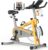 Exercise Bikes for Home,Indoor Cycling Bike with Adjustable Friction,Brake Pad Resistance Silent Belt Drive,330lbs Weight Capacity &Upgraded Version Seat for Home Cardio&Weight Loss