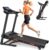 8.5 MPH Treadmills with 15% Auto Incline, 3.25 HP Walking Pad Treadmill with Handle Bar, 400 lbs Capacity, Folding Running Machine for Home with Digital LED Display & App