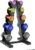 HolaHatha 2, 3, 5, 8, and 10 Pound Neoprene Dumbbell Free Hand Weight Set with Rack, Ideal for Home Exercises to Gain Tone and Definition, Pastel